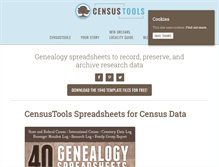Tablet Screenshot of censustools.com